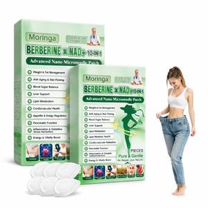 lot 3160 image: Moringa Berberine Patch   10-in-1 Nano Microdart Technology, Advanced Herbal Skin Patch for Women & Men, Gentle Non-Irritating Design (2 box)