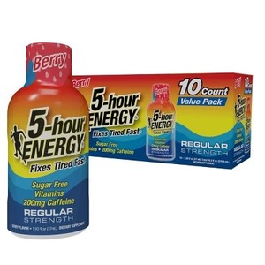 lot 3175 image: 5 Hour Energy Shot Regular Strength - Berry - 1.93 fl oz10pk BB NOV 27