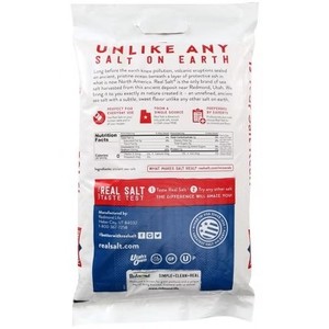 $124 Real Salt - Fine Salt - Single Bulk Item - 25 lb BB MAR 25
