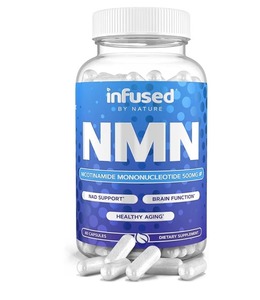 lot 3235 image: NMN Supplement - 500mg Fast Acting, Max Strength, 3rd Party Tested Nicotinamide Mononucleotide for Boosting NAD Levels, Anti Aging, Cellular Repair, Energy & Mental Focus - 60ct. BB FEB 24
