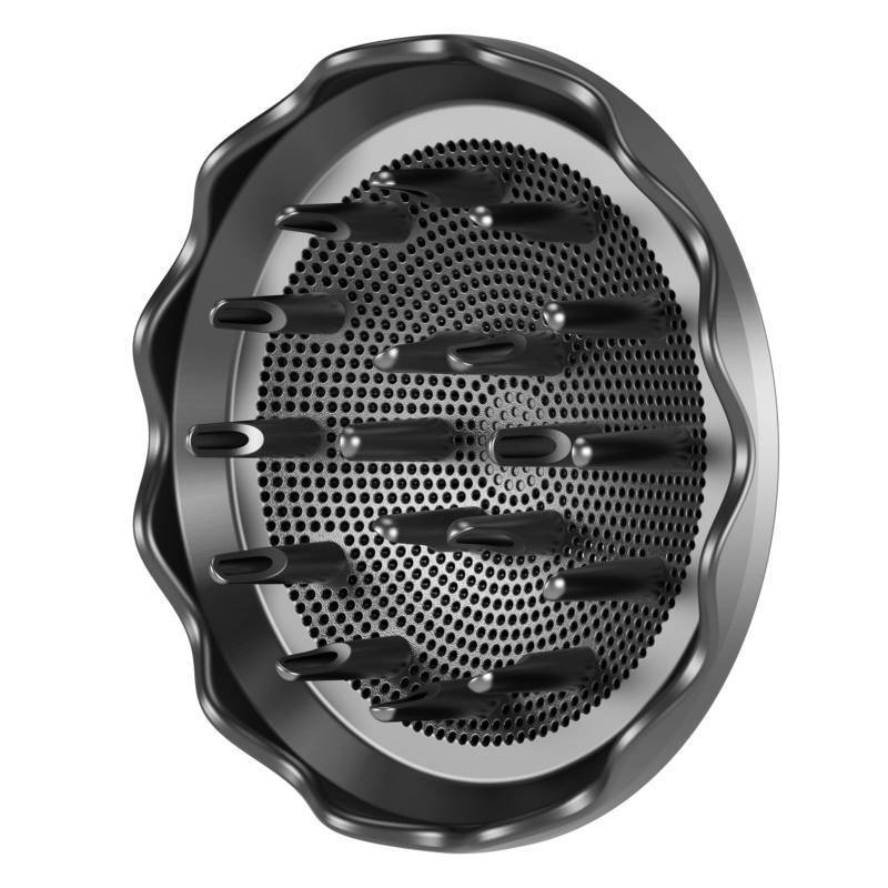 lot 3223 image: Hair Dryer Diffuser, Attachment for Hair Dryer, Hair Diffuser for Curly Hair, 360° Magnetic Diffuser for HZD&ampDSON Hair Dryer, Hair Attachment for Women, Black - Retail $13