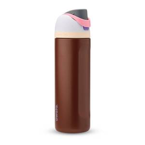 lot 4654 image: Owala 24oz FreeSip Stainless Steel Water Bottle - Cranberry Parage - Retail $30