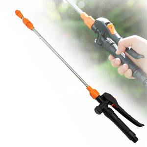 lot 4702 image: 41-Inch Stainless Steel Telescopic Spray Wand with Trigger Handle Replacement Wand for Backpack Sprayers, Fits Most Garden &amp Agricultural Sprayers, Pump Action Pressure Sprayer - Retail $13