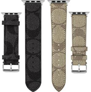 lot 4770 image: NYENEIL Compatible with Apple Watch Ultra Band 42mm 44mm 45mm 46mm 49mm Series 10987654321iwatch bands,Luxury Soft Strap Replacement Sport Wristbands for Women Men Brown White - Retail $14