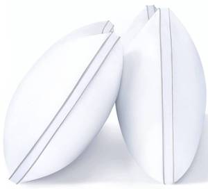 lot 4785 image: viewstar Bed Pillows King Size Set of 2, Firm Support Down Alternative Gusseted Pillows for Side, Back, or Stomach Sleepers, White - Retail $53