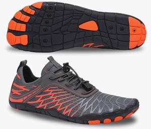 lot 57873 image: Hike Barefoot Shoes for Women Men, Breathable Non-Slip Athletic Footwear, Wide Toe Water Shoes for Hiking, Non-Slip Neuropathy Shoes for Women Men, Grounded Comfort wear(m11.5) - Retail $20