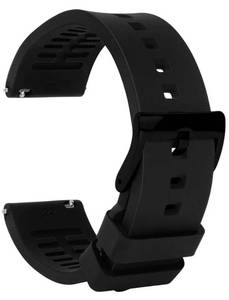 lot 57880 image: Silicone Watch Band for Men - Black Quick Release Watch Band for Women Soft - Waterproof Smart Watch Bracelet Clasp - Correa de Silicona para Reloj Replacement - 18mm 19mm 20mm 21mm 22mm 24mm(black, 24mm) - Retail $10