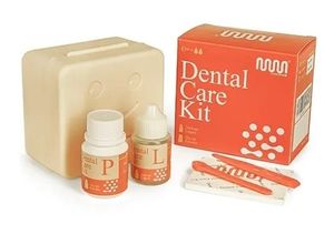 lot 57911 image: Zinc Oxide Eugenol Cement Dental Care Kit Glue For Crowns & Bridges Filling - Retail $40