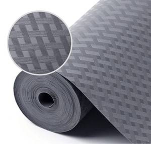 lot 57913 image: Shelf Liners for Kitchen Cabinets Refrigerator Liners Waterproof & Oil-Proof Kitchen Cupboard Liner Plastic Drawer Mats EVA Material Non Adhesive Fridge Liner for Shelves Gray 11.8 x 59 Inch - Retail $6