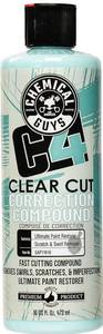 lot 57952 image: Chemical Guys C4 Clear Cut Correction Compound - Professional Paint Correction Polish for Cars, Trucks, SUVs, and RVs - Swirl, Hologram and Scratch Remover for a Smooth, Glossy Finish, 16 fl oz - Retail $20