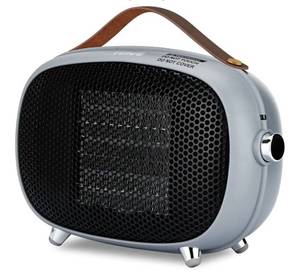 lot 57996 image: Space Heater, Mini Electric Space Heater 800W400W, Small PTC Ceramic Heater with Tip-Over and Overheat Protection, 3 Operating Modes, Space Heaters for Office, Bedroom and Under Desk SKY BLUE NOT GREY - Retail $30