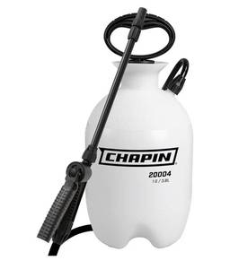 lot 58051 image: Chapin 20004 Pump Sprayer, 1-Gallon SureSpray Translucent Tank with an Easy Fill Funnel-Top Opening. MISSING WAND. - Retail $15