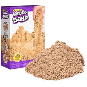 lot 58059 image: Kinetic Sand, 5kg (11lb) of All-Natural Brown Sensory Toys Play Sand for Mixing, Molding and Creating (B08LZN7LFR) - Retail $35