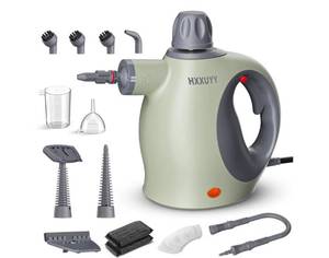 lot 19503 image: HXXUYY Multi-Surface Handheld Pressurized Steam Cleaner with 9PCS Accessories - Retail $35