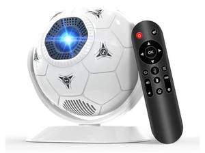 lot 19518 image: Magcubic 2026 Football-Themed Mini Projector with WiFi and Bluetooth - Retail $35