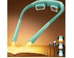 lot 19529 image: Glocusent Ergonomic Rechargeable Reading Light - Retail $15