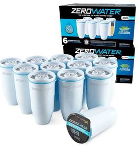 lot 19534 image: ZeroWater 5-Stage Water Filter Replacement 2-Pack - Retail $45