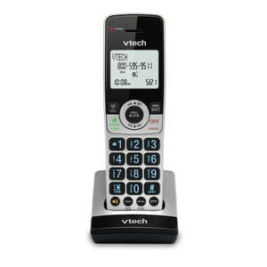 lot 24037 image: VTech IS8201 Accessory Handset for IS8251 Business Grade Cordless Phone Series  Perfect for Home Office  Smart Call Blocking  Answering System  Bluetooth Connect to Cell - Retail $32