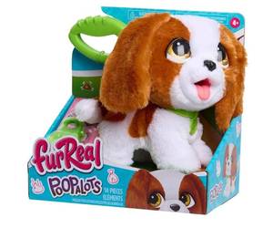 lot 24041 image: FurReal Poop-a-Lots Cavalier King Charles Spaniel, Interactive Toy, for Boys and Girls, Ages 4 and Up, Kids Toys for Ages 4 Up by Just Play - Retail $24