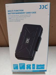 lot 25324 image: JJC Multi-Function Battery and Memory Card Storage Case - Retail $15