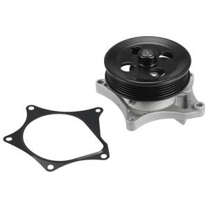 lot 25378 image: INFINAUTO Water Pump, Front 15.6x8.8cm Engine Water Pump WGasket Kit No.1267877412681171 for Buick Encore 16-21 for Chevrolet Cruze 16-19 Silver Tone, 1 Set - Retail $57