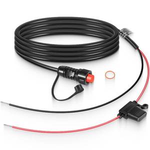 lot 25389 image: Replacement for Garmin 010-11425-01 Threaded Transducer Power Cable Compatible with Garmin GLS 10 Sonar Module, GPSMAP 6200, 7200, 8200 MFD Series, 8500, 8530 Back Box and Panoptix LiveScope System - Retail $32