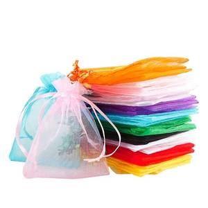 lot 27847 image: Meowoo 100PCS Organza Bags, 3x4in Small Mesh Bags Drawstring for Jewelry, Candy, Christmas, Sachets, Festivals, Bathroom Soaps, Makeup Organza, Wrapping Supplies(mixedcolor) - Retail $7