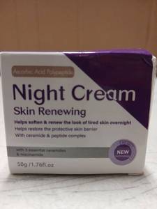 lot 27854 image: Skin Renewing Night Cream with Ceramides and Niacinamide 50g - Retail $15