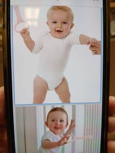 lot 27870 image: Portable Baby Pull Up Rings Pink 3pk