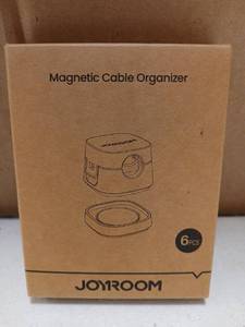 lot 27889 image: JOYROOM Magnetic Cable Organizer 6 Piece Set - Retail $8