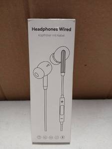 lot 27905 image: Wired Earbuds with Inline Controls - Retail $15