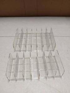 lot 27907 image: Acrylic Organizer Trays 2pk