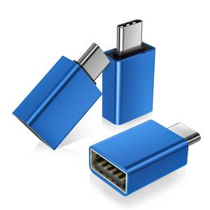 lot 42994 image: Basesailor USB C to USB Adapter 3Pack,USBC Male to USBA 3.0 Female OTG Adapter,Type C Thunderbolt 5 4 3 Converter for iPhone 17 17e 16 Max,MacBook Pro Air,Mac,iPad,Microsoft Surface,Samsung Galaxy S26 - Retail $12