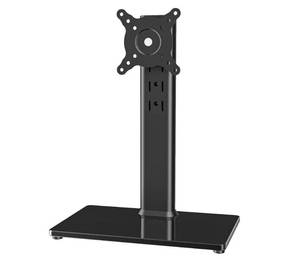 lot 62183 image: Single LCD Computer Monitor Free-Standing Desk Stand Mount - Retail $25