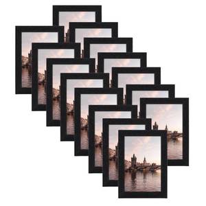 lot 24059 image: HORLIMER 4x6 Picture Frame Set of 15, Black Picture Frames Display 4 by 6 Photo for Wall or Tabletop - Retail $26