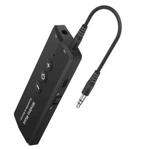 lot 27999 image: Upgraded Bluetooth 5.3 Transmitter Receiver 3-in-1, Isobel Wireless 3.5mm Audio Adapter for TV PC Headphones Home Sounds System CarCD-Like Voice Enjoyment - Retail $11