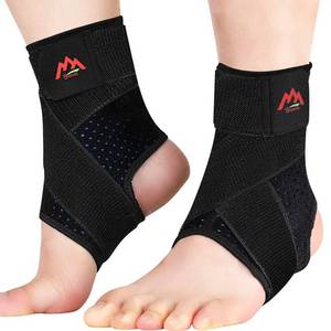 lot 28023 image: Sinvic 2 Packs Adjustable Ankle Brace for Sprained Ankle- Stabilizes Joints, Prevents Sprains, Breathable Neoprene Ankle Support Brace with Strong Stability Great for Basketball, Running & Daily Wear - Retail $25
