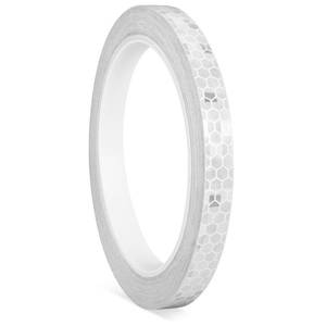 lot 28032 image: White Reflective Tape 0.4In x 26 Feet Neon Reflector Strips Outdoor Waterproof Tape Safety Warning Glow in The Dark Tapes Strong Adhesive White Reflective Tapes Stickers for Trailer Trucks Bikes