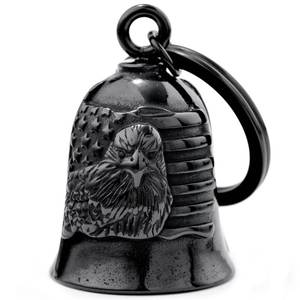 lot 28060 image: Motorcycle for Bells - Motorcycle Angel Bell for Men Women,Bell Biker Accessory,Guard Riding Safety (Black) - Retail $14