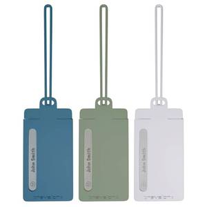 lot 28064 image: Travelon Set of 3 Silicone Privacy Luggage Tags - Retail $13