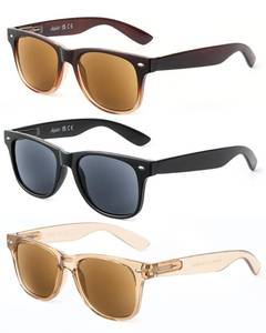 lot 28083 image: LADEESSE 3 Pack Reading Sunglasses for Women, UV400 Sun Readers Glasses Spring Hinge Outdoor Sunglasses-200(Not bifocal) - Retail $17