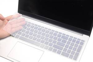 lot 43016 image: Silicone Keyboard Skin Cover Compatible for HP OmniBook 5 AI 16 16-ag 16-af 16-ba 16-bc 16z-ag100 16z-bc100 Series Laptop 16-af1037nr 16-bc1047nr (NOT for OmniBook 5 16-fbcf 14-hefp Series) (Clear) - Retail $6