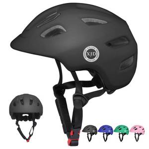 lot 43048 image: XJD Toddler Helmet Kids Bike Helmet Baby Multi-Sport Adjustable Skateboard for Kids Boys Girls Infant Lightweight for Age 1 and Older (Black, X-Small 18.11-20.08  46-51 cm) - Retail $24