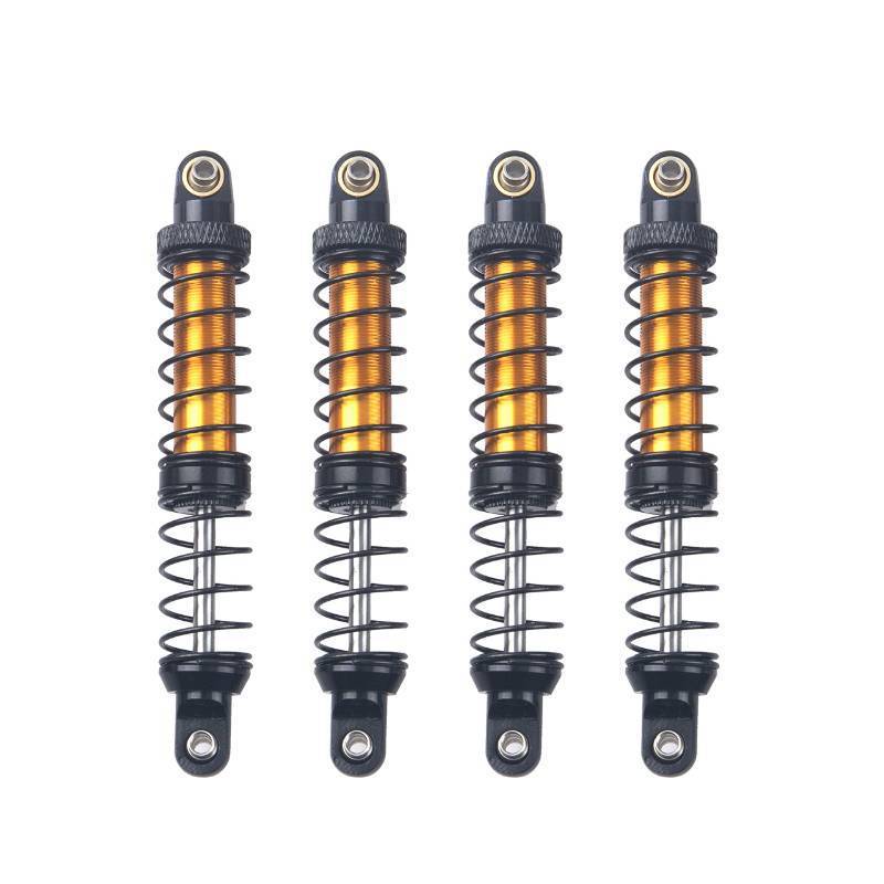 lot 31025 image: 4Pcs ShareGoo Metal Shock Absorber 708090100110120mm Damper Compatible with Tamiya CC01 Traxxas TRX4 Axial SCX10 D90 D110 RR10 110 RC Crawler Car (90mm Hole Distance) - Retail $20