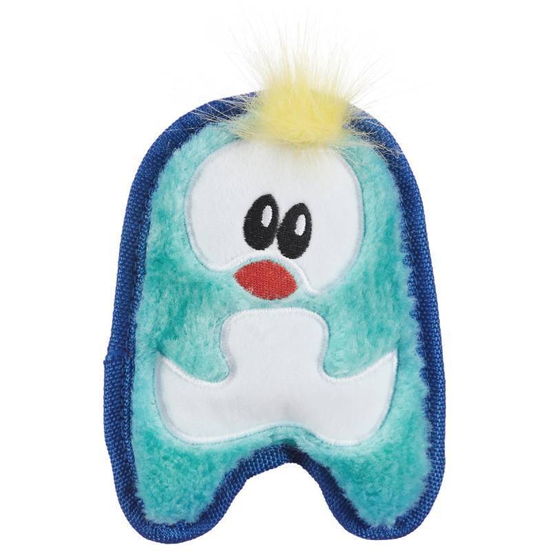 lot 31052 image: Outward Hound Durablez Minis Squeaky Plush Dog Toy, No Stuffing for Less Mess, Interactive & Tough, Jumbo Squeaker, Puppies & Small Dogs, Penguin, 6.3 - Retail $6