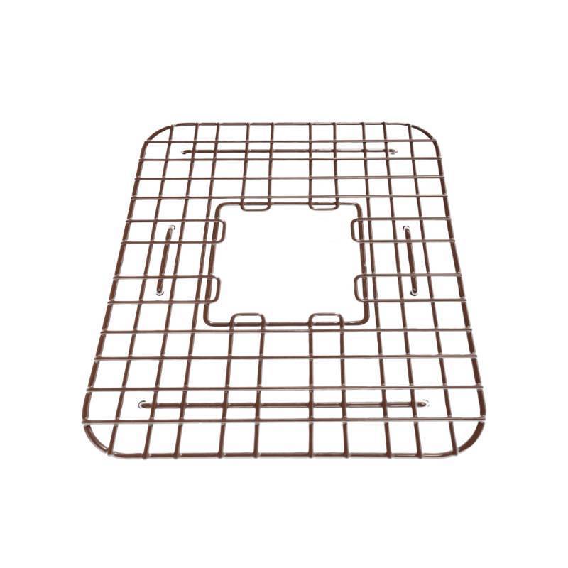 lot 28881 image: SinkSense Gehry 14 x 11.75 Kitchen Sink Bottom Grid, Antique Brown - Retail $60