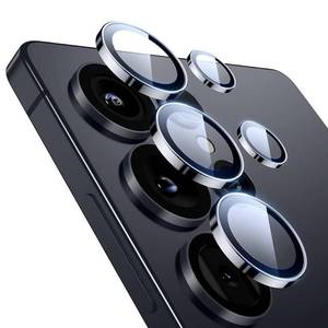 lot 123 image: ESR for Samsung Galaxy S25 Ultra Camera Lens Protector, Individual Lens Protectors, Ultra-Thin Tempered Glass with Aluminum Edging, Case Friendly, 1 Set, Black - Retail $10