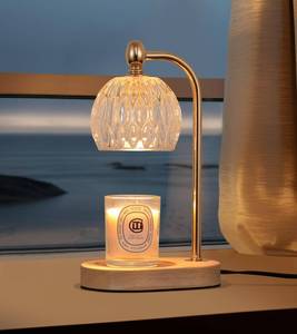 lot 167 image: MEIXISUE Candle Warmer Lamp with Timer and Dimmer,Flameless Electric Wax Melt Warmer for Jar Candles With 2 Bulbs,House Warming Gifts,Mothers DayBirthdayChristmas Gifts For MomWife,Home Decor Lamp - Retail $29