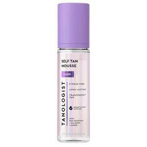 lot 173 image: Tanologist Self Tanner Mousse, Dark Self Tan Mousse, Streak-Free, Natural Glow, No Fake Tan Smell or Orange Tone, Long Lasting, Clean Ingredients, Vegan, 6.76 fl. oz200 ml Bottle - Retail $18