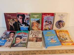lot 75 image: Romance Novel Book Collection - 10 Paperback Books